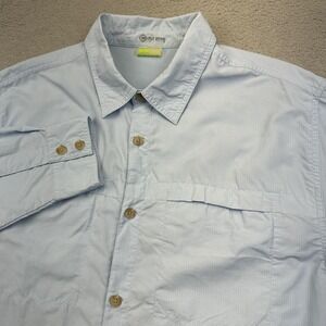 Köppen No Fly Zone Shirt Mens Large‎ Insect Repellent Outdoor Long Sleeve Nylon